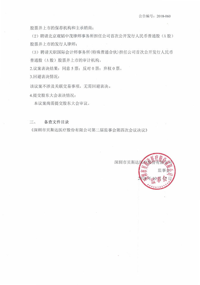 燕东微:第二届监事会第四次会议决议公告