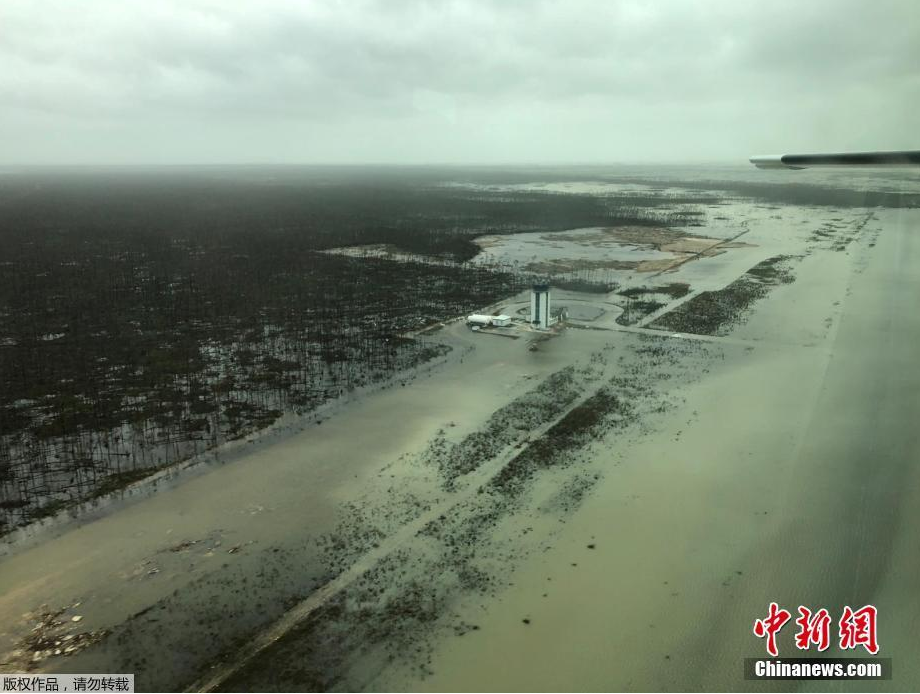 飓风海伦淹没佛罗里达州已退役的杜克核电站